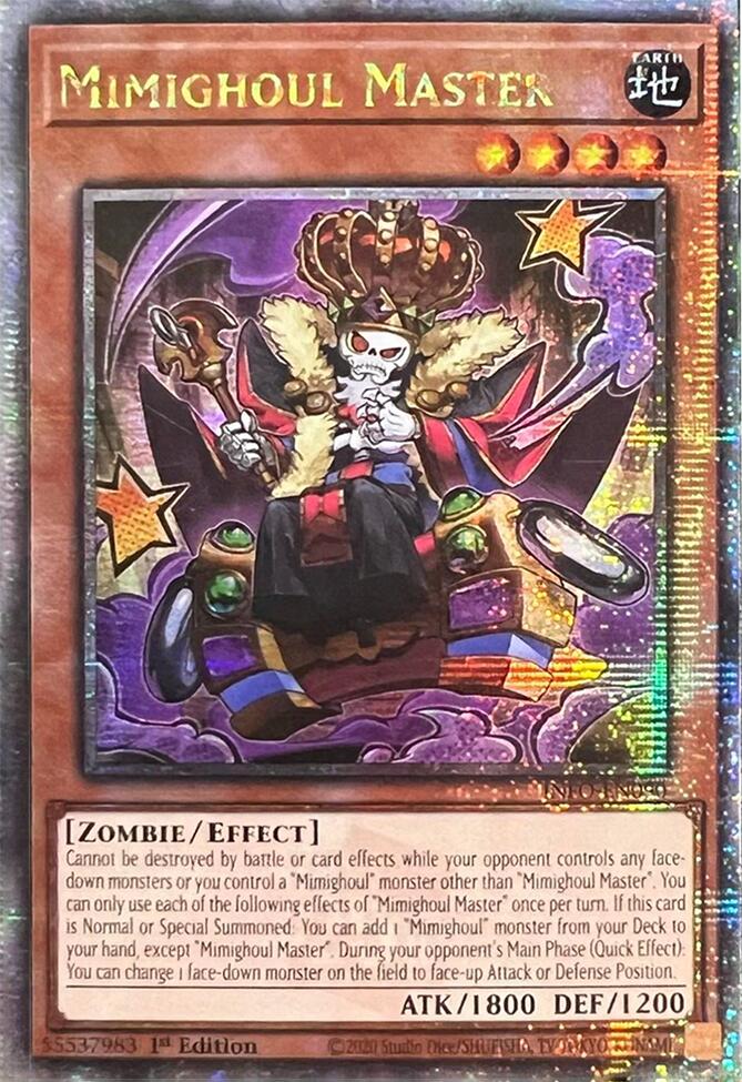 Mimighoul Master (Quarter Century Secret Rare) [INFO-EN090] Quarter Century Secret Rare | Galactic Gamez