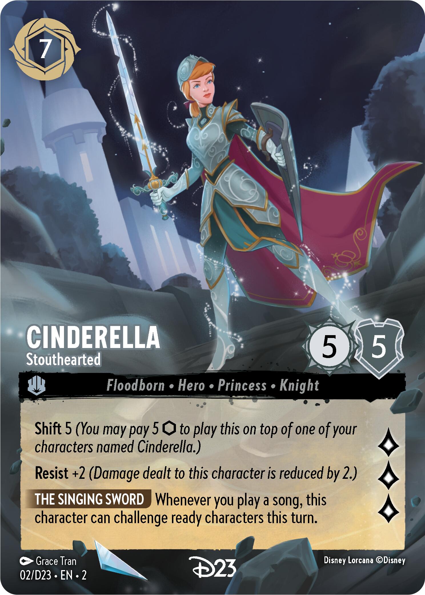 Cinderella - Stouthearted (2) [D23 Promos] | Galactic Gamez