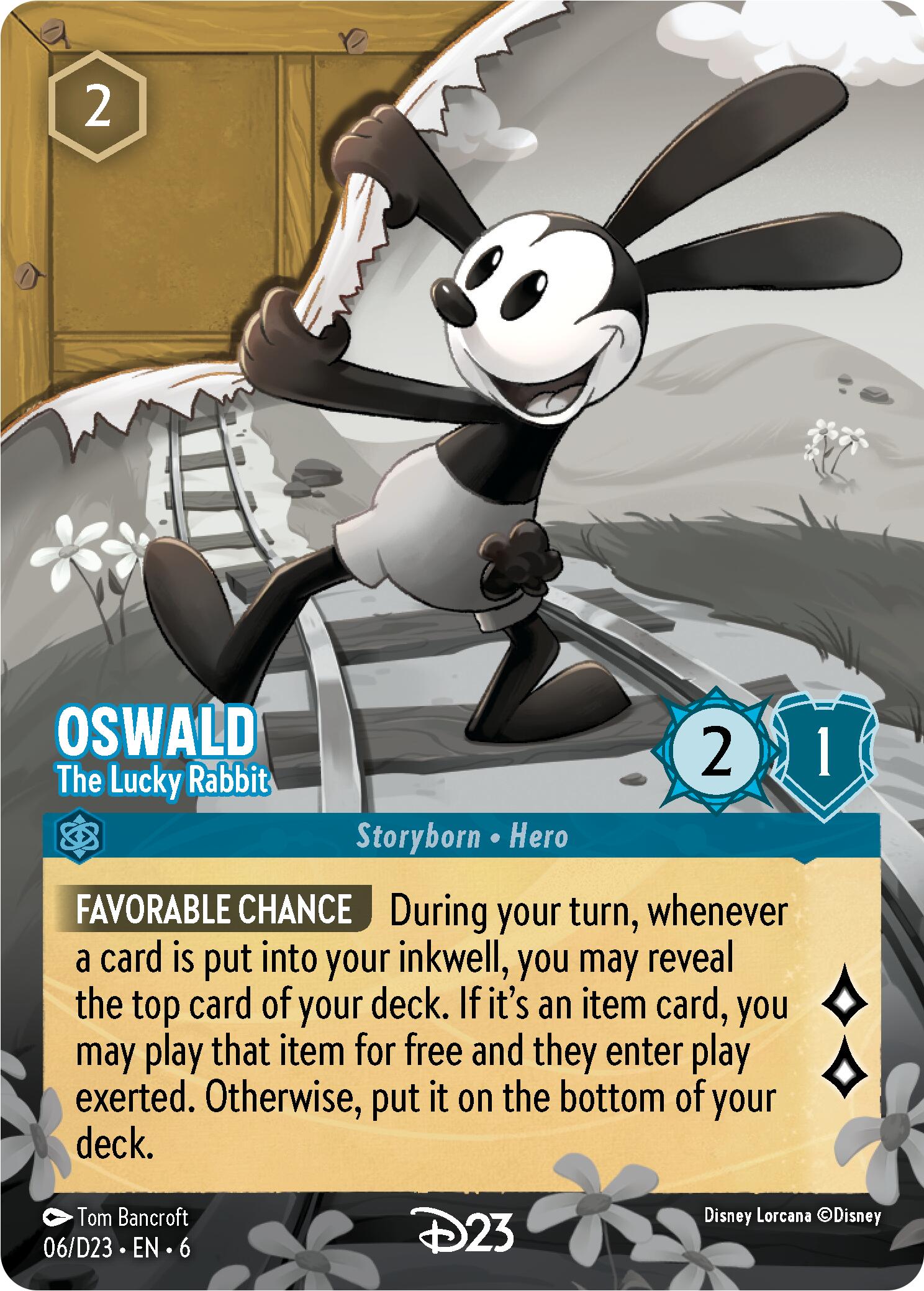 Oswald - The Lucky Rabbit (6) [D23 Promos] | Galactic Gamez