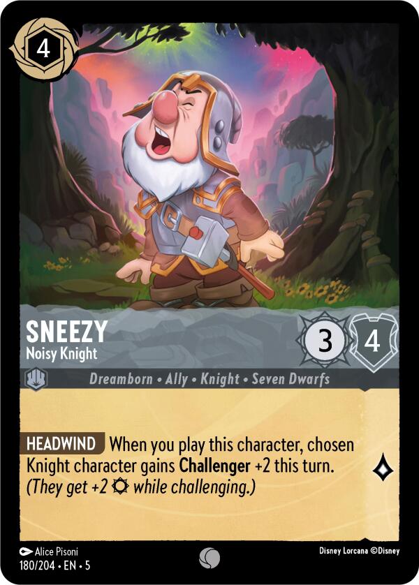 Sneezy - Noisy Knight (180/204) [Shimmering Skies] | Galactic Gamez