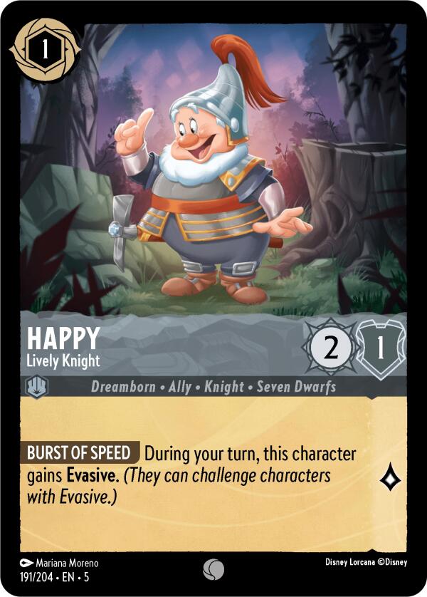 Happy - Lively Knight (191/204) [Shimmering Skies] | Galactic Gamez