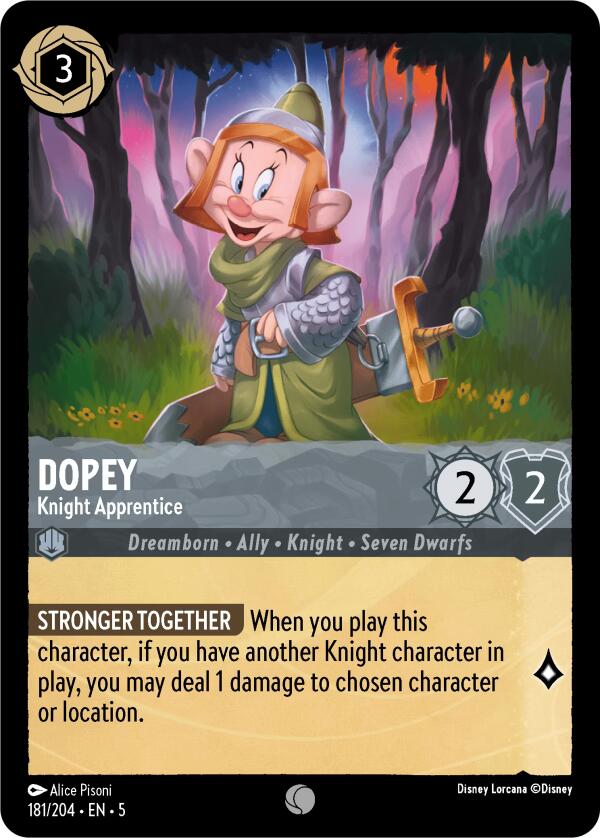 Dopey - Knight Apprentice (181/204) [Shimmering Skies] | Galactic Gamez