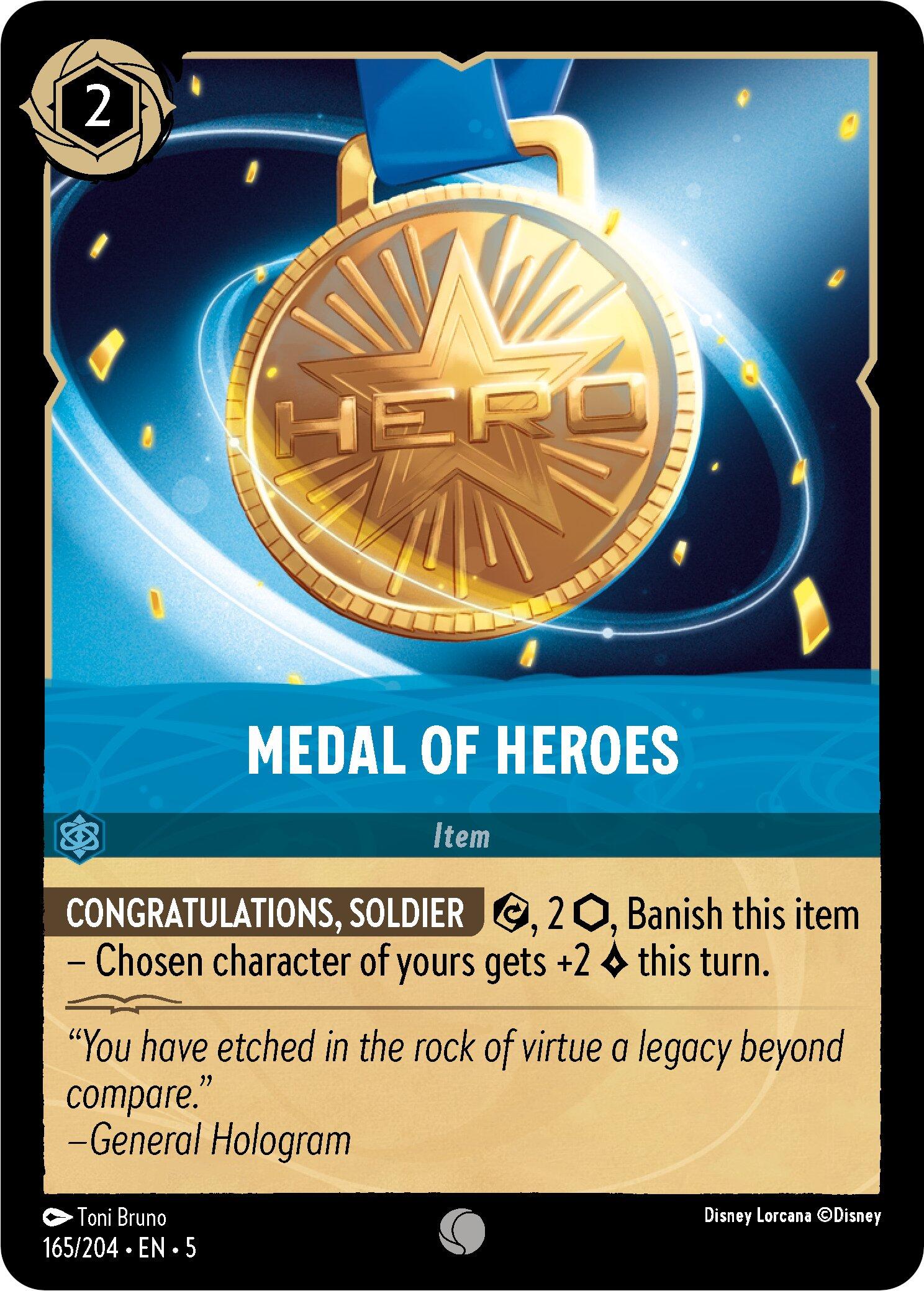 Medal of Heroes (165/204) [Shimmering Skies] | Galactic Gamez