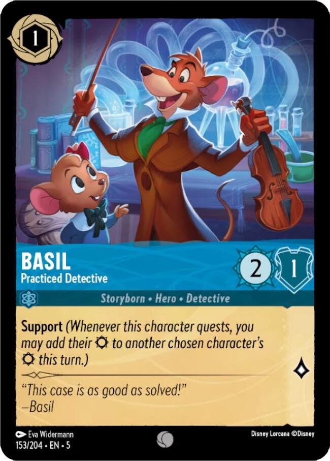 Basil - Practiced Detective (153/204) [Shimmering Skies] | Galactic Gamez