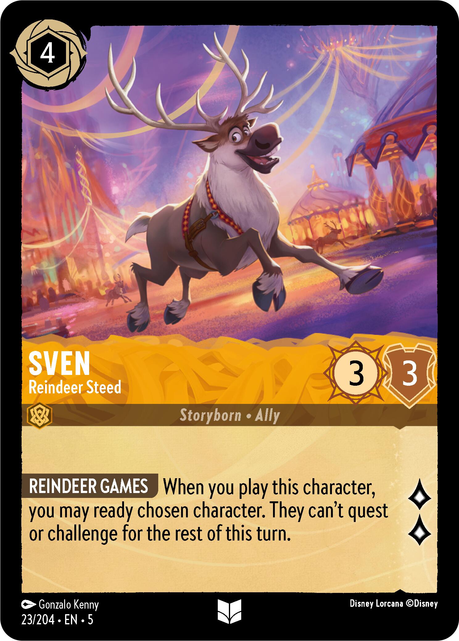 Sven - Reindeer Steed (23/204) [Shimmering Skies] | Galactic Gamez