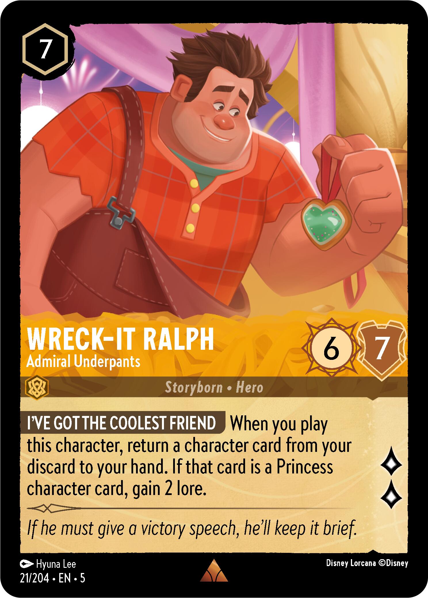 Wreck-It Ralph - Admiral Underpants (21/204) [Shimmering Skies] | Galactic Gamez