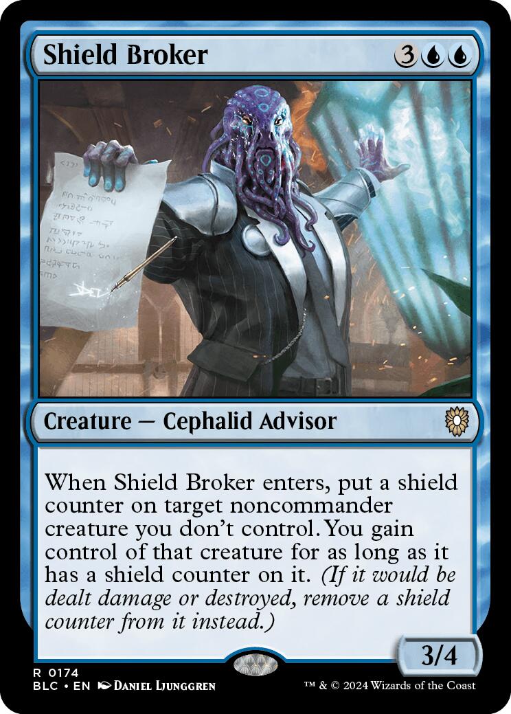 Shield Broker [Bloomburrow Commander] | Galactic Gamez