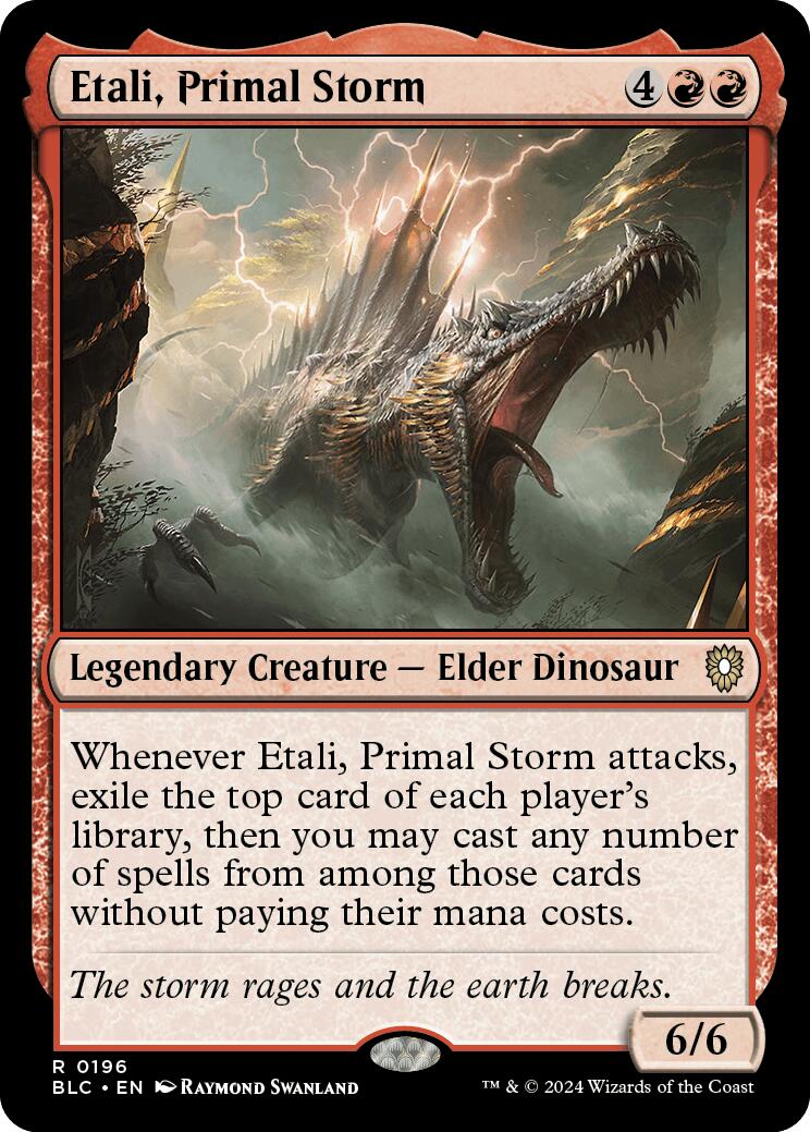 Etali, Primal Storm [Bloomburrow Commander] | Galactic Gamez