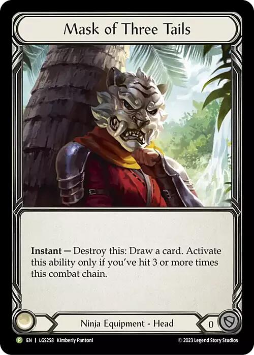 Mask of Three Tails [LGS258] (Promo)  Cold Foil | Galactic Gamez