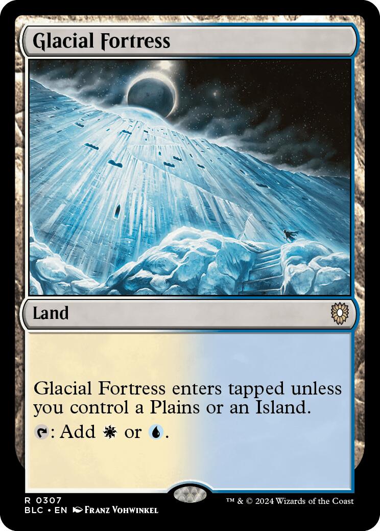 Glacial Fortress [Bloomburrow Commander] | Galactic Gamez