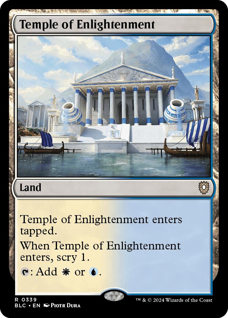 Temple of Enlightenment [Bloomburrow Commander] | Galactic Gamez
