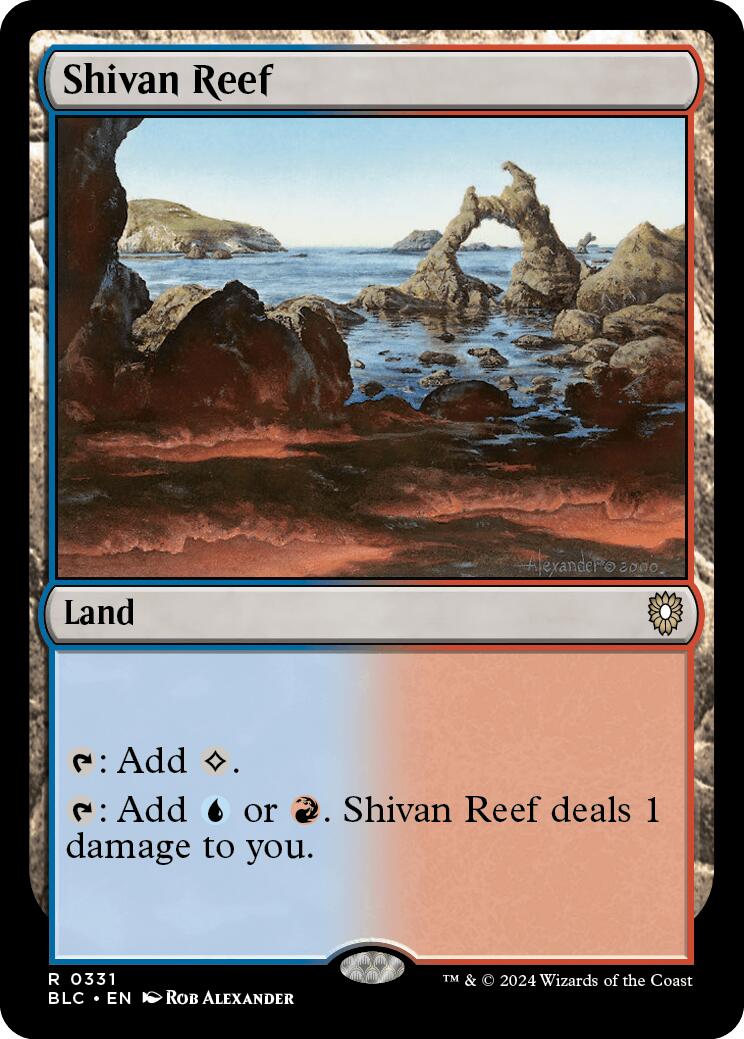 Shivan Reef [Bloomburrow Commander] | Galactic Gamez