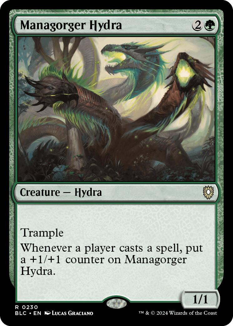 Managorger Hydra [Bloomburrow Commander] | Galactic Gamez