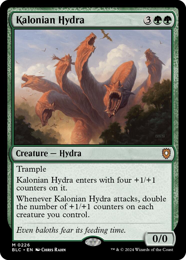 Kalonian Hydra [Bloomburrow Commander] | Galactic Gamez