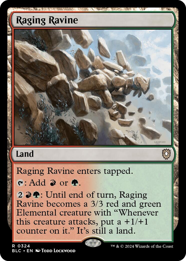 Raging Ravine [Bloomburrow Commander] | Galactic Gamez