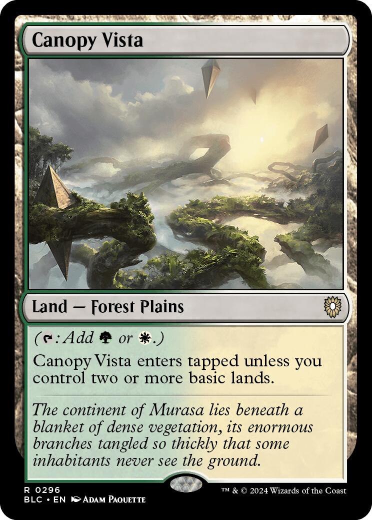 Canopy Vista [Bloomburrow Commander] | Galactic Gamez