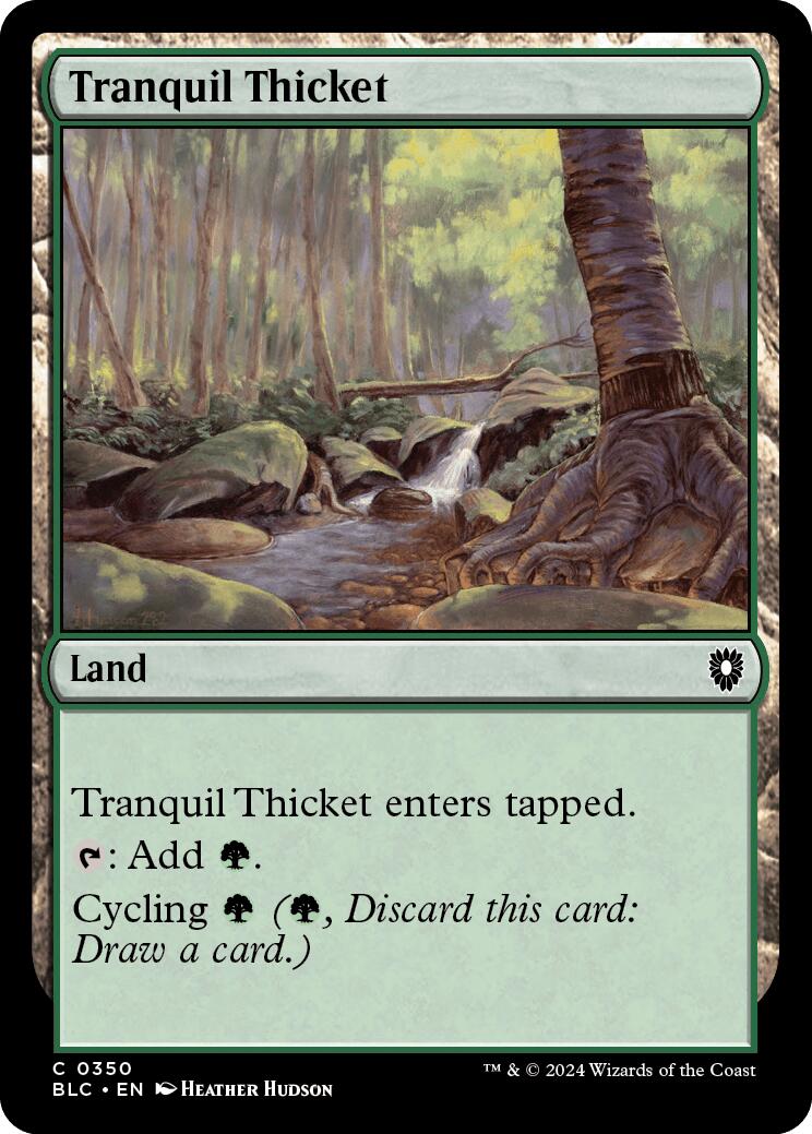 Tranquil Thicket [Bloomburrow Commander] | Galactic Gamez