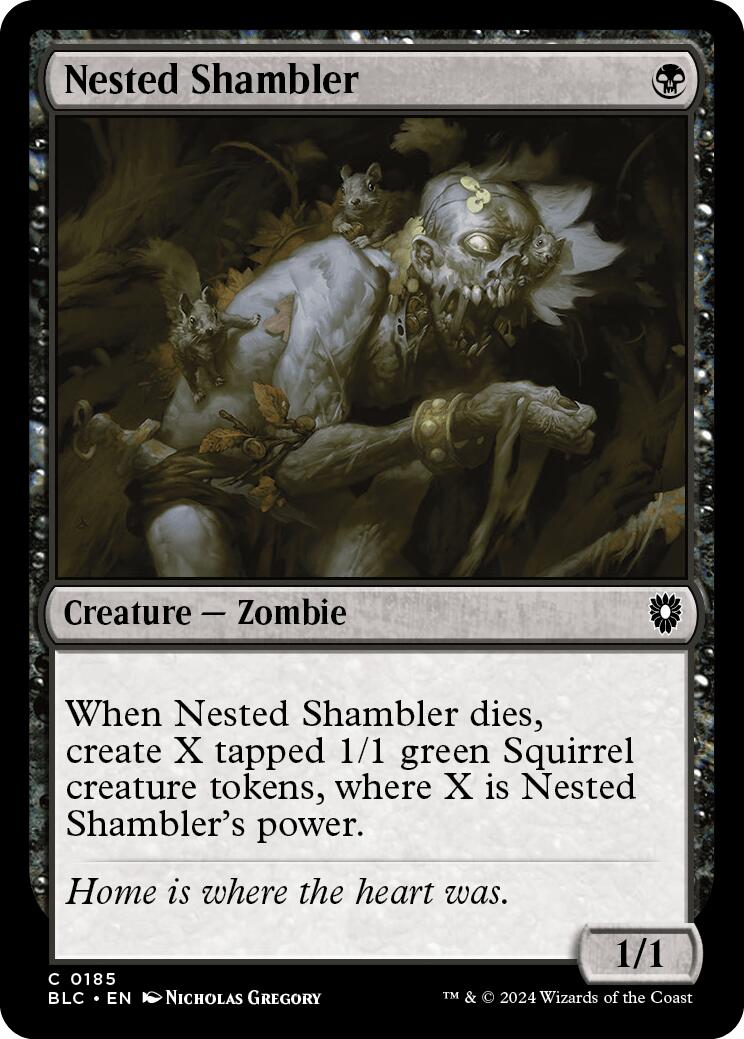 Nested Shambler [Bloomburrow Commander] | Galactic Gamez