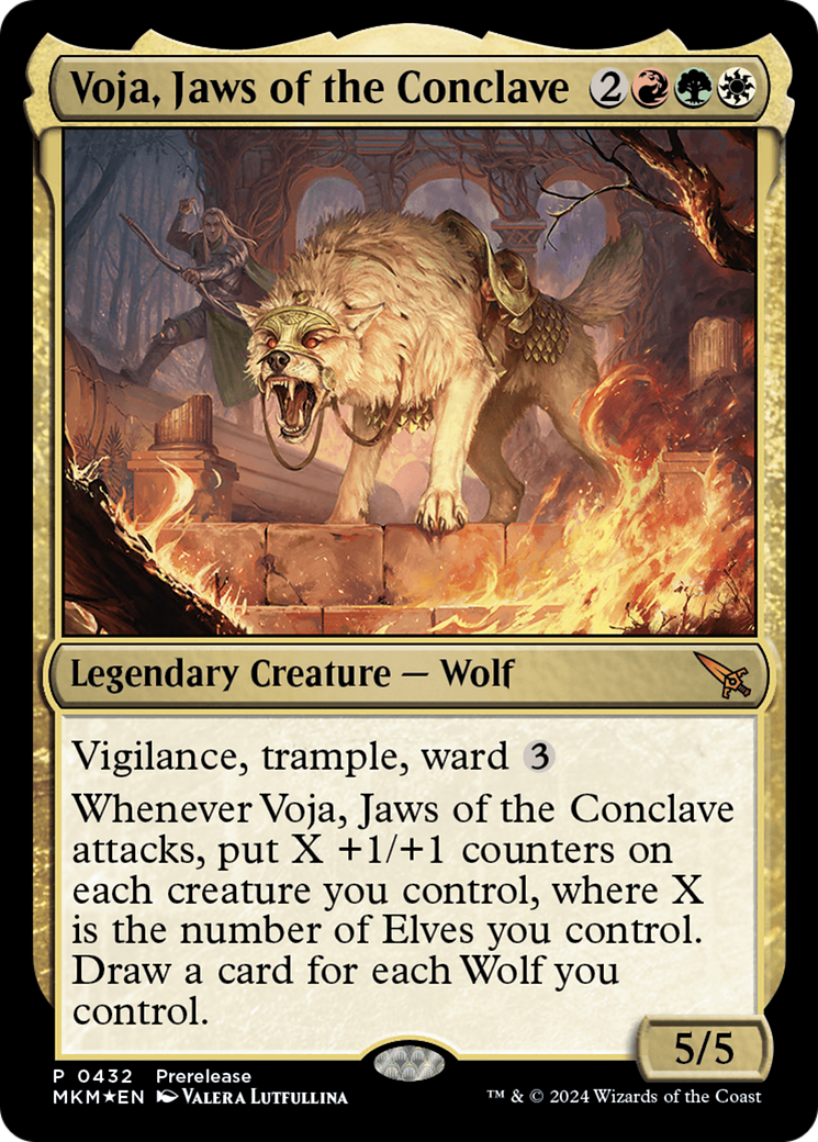 Voja, Jaws of the Conclave [Murders at Karlov Manor Prerelease Promos] | Galactic Gamez