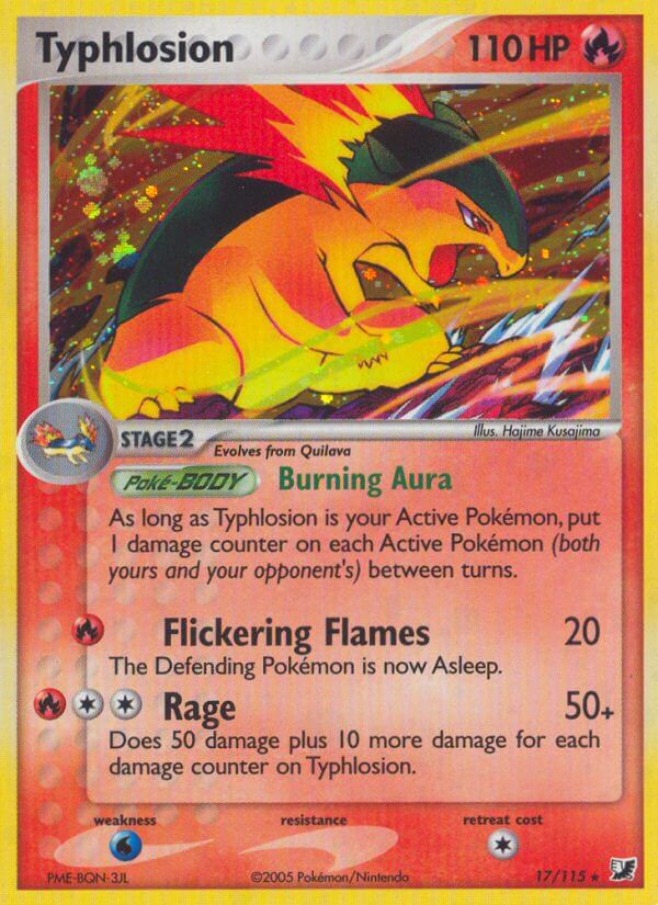 Typhlosion(17/115) (Theme Deck Exclusive) [EX: Unseen Forces] | Galactic Gamez