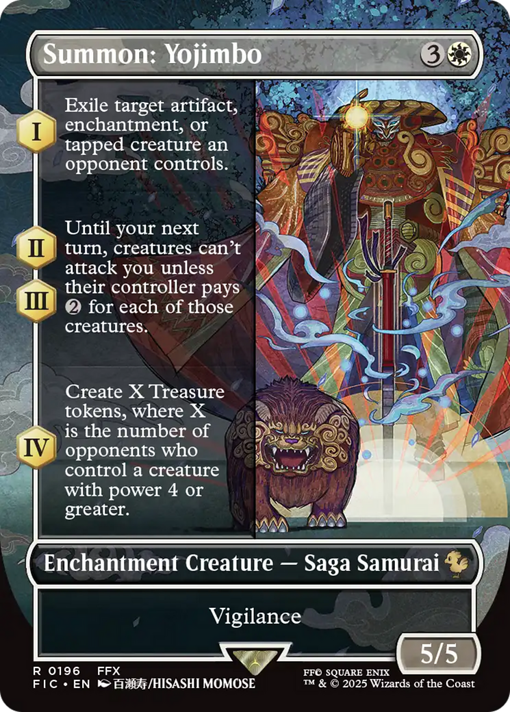 Summon: Yojimbo (Borderless) [FINAL FANTASY Commander] | Galactic Gamez