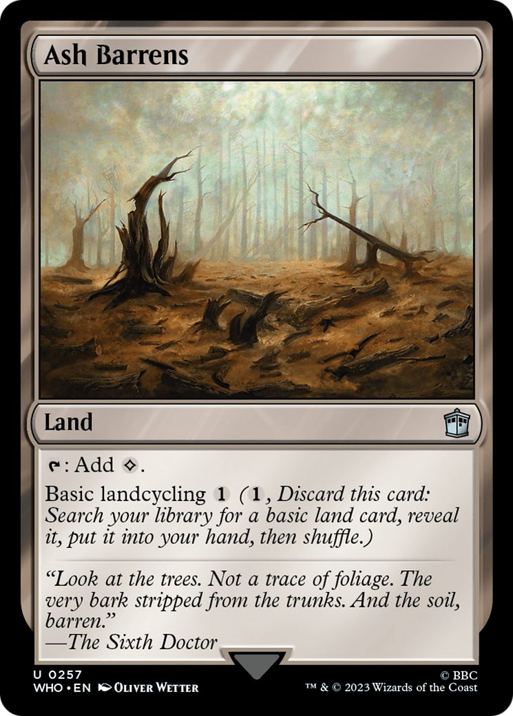 Ash Barrens [Doctor Who] | Galactic Gamez