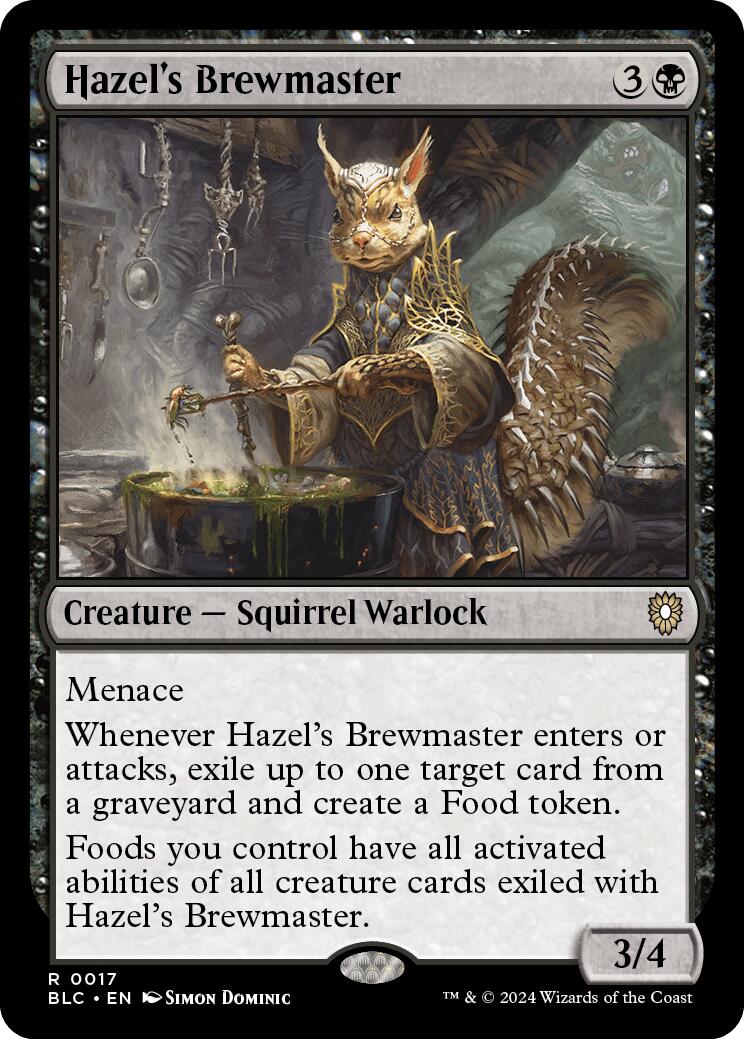 Hazel's Brewmaster [Bloomburrow Commander] | Galactic Gamez