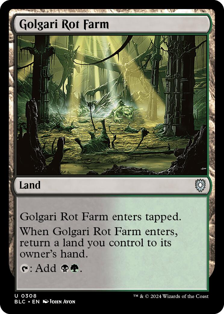 Golgari Rot Farm [Bloomburrow Commander] | Galactic Gamez