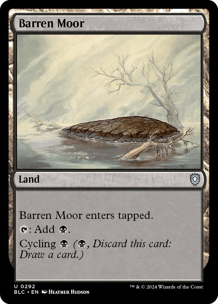 Barren Moor [Bloomburrow Commander] | Galactic Gamez