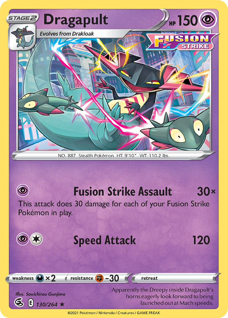 Dragapult (130/264) (Theme Deck Exclusive) [Sword & Shield: Fusion Strike] | Galactic Gamez