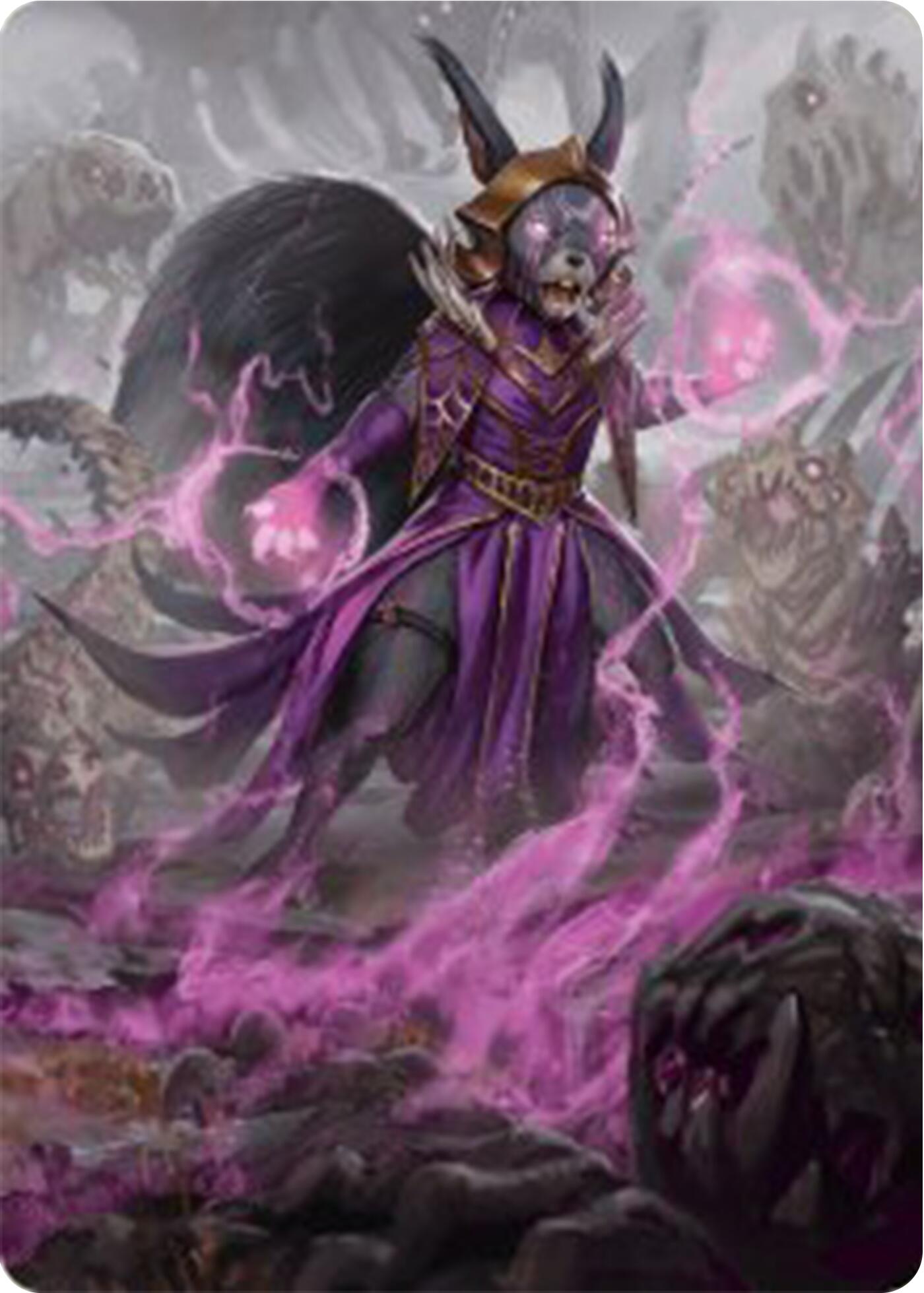 Liliana of the Dark Realms Art Card [Bloomburrow Art Series] | Galactic Gamez