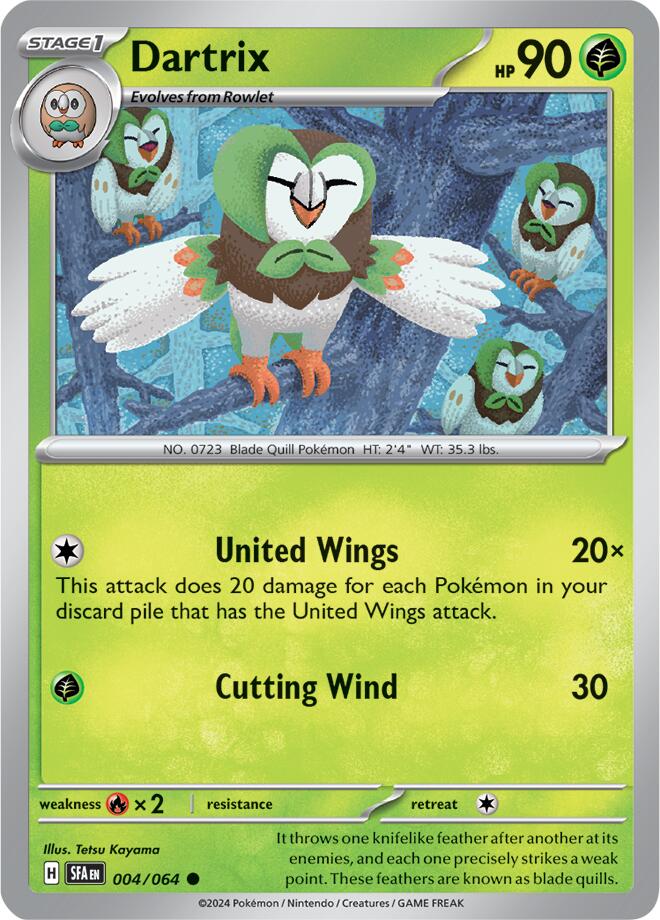 Dartrix (004/064) [Scarlet & Violet: Shrouded Fable] | Galactic Gamez