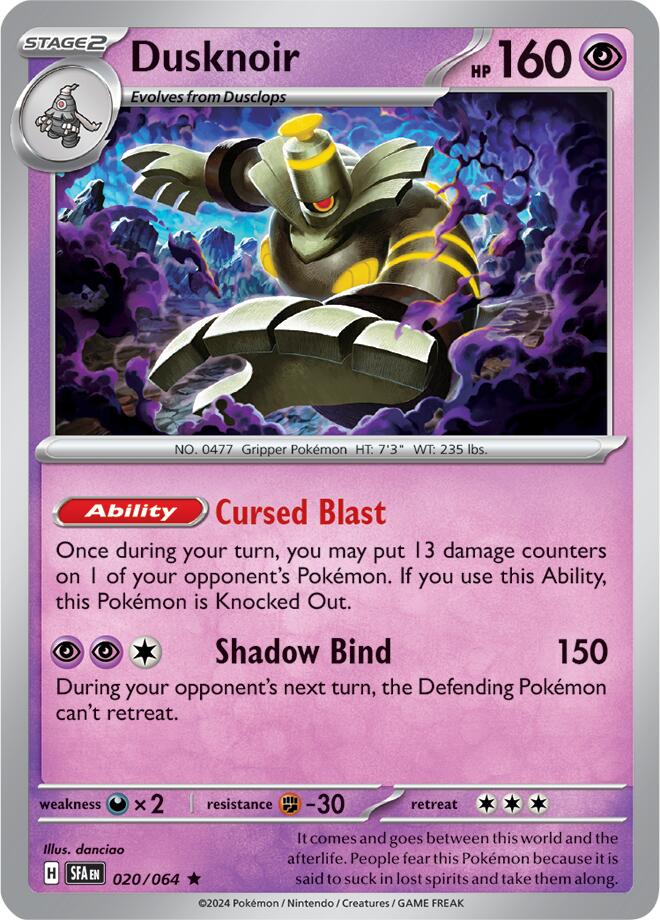 Dusknoir (020/064) [Scarlet & Violet: Shrouded Fable] | Galactic Gamez