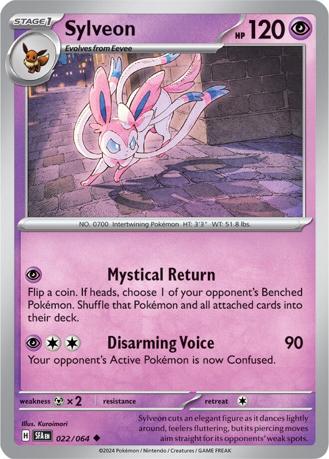 Sylveon (022/064) [Scarlet & Violet: Shrouded Fable] | Galactic Gamez