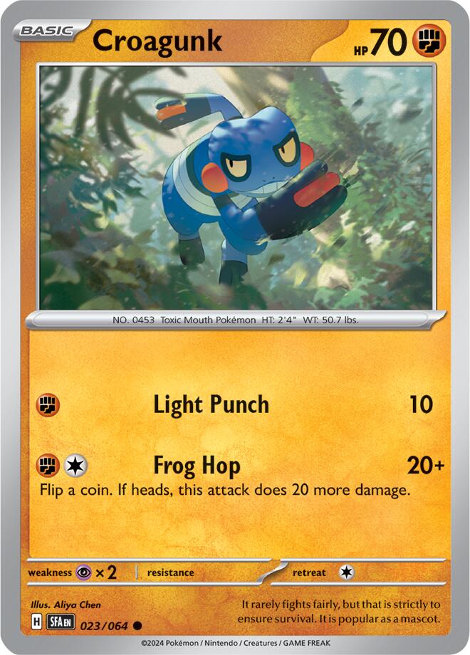 Croagunk (023/064) [Scarlet & Violet: Shrouded Fable] | Galactic Gamez