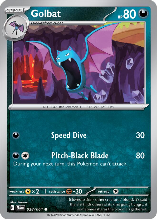 Golbat (028/064) [Scarlet & Violet: Shrouded Fable] | Galactic Gamez