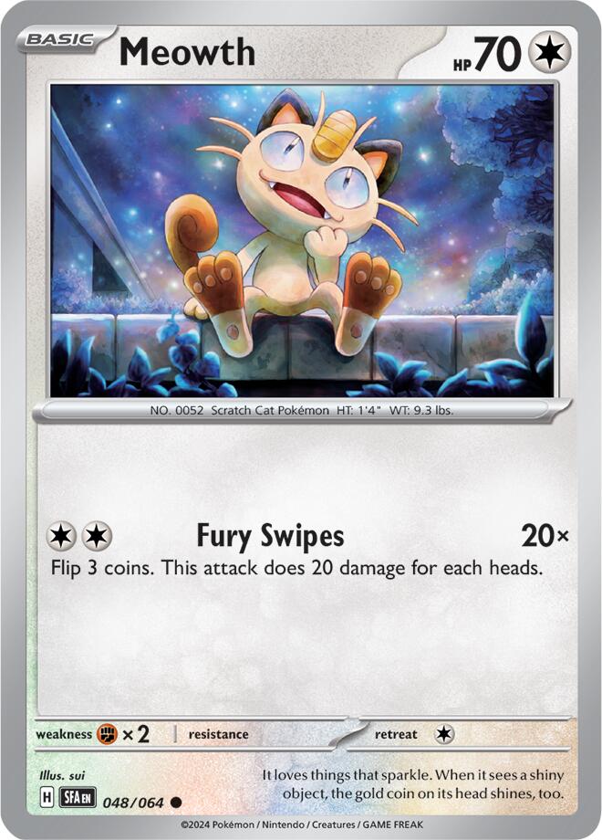 Meowth (048/064) [Scarlet & Violet: Shrouded Fable] | Galactic Gamez