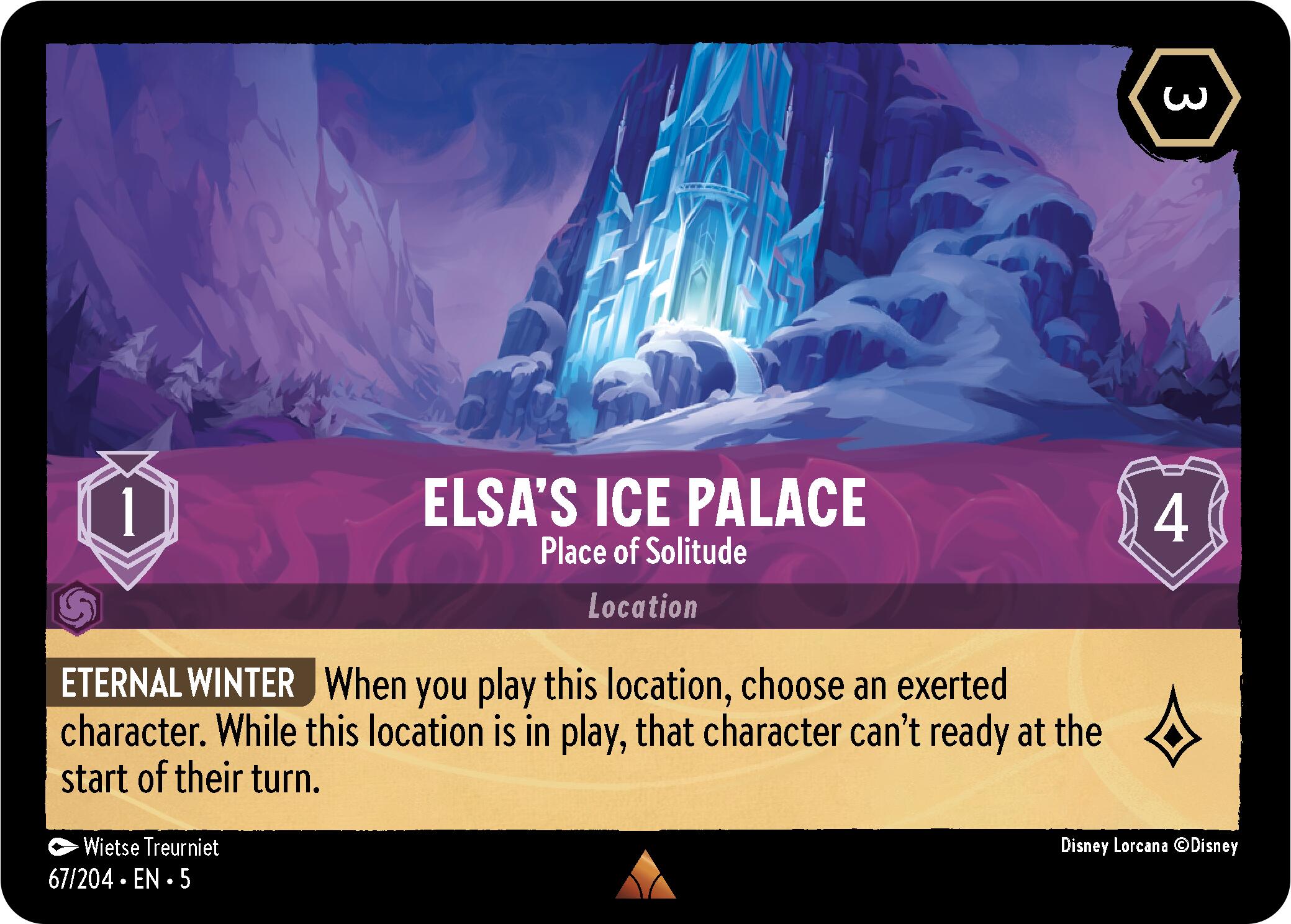 Elsa's Ice Palace - Place of Solitude (67/204) [Shimmering Skies] | Galactic Gamez