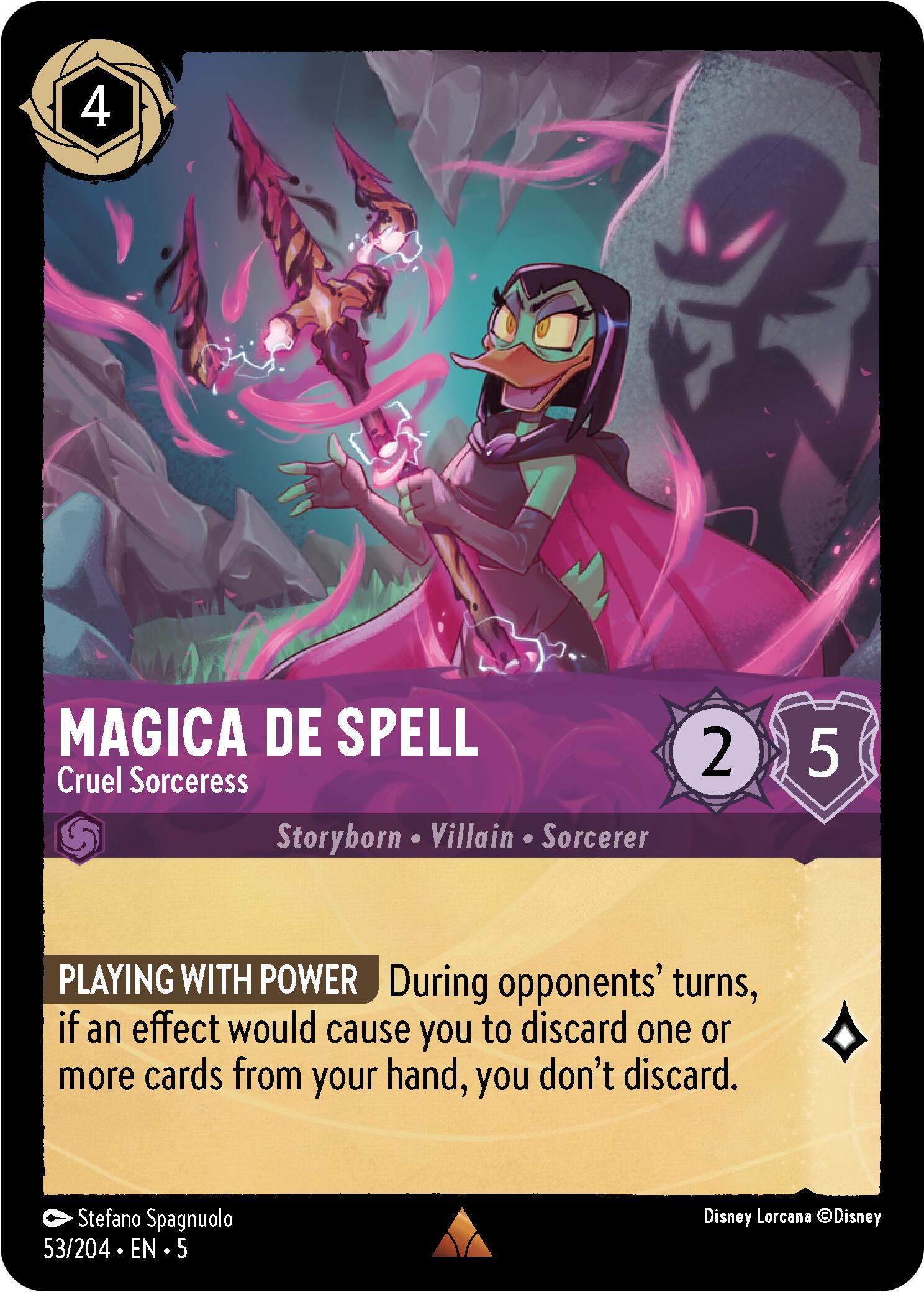 Magica De Spell - Cruel Sorceress (53/204) [Shimmering Skies] | Galactic Gamez