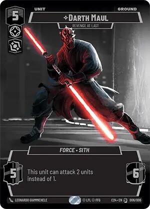 Darth Maul - Revenge at Last (006/006) (2024 Convention Exclusive) (006/006) [Miscellaneous] | Galactic Gamez