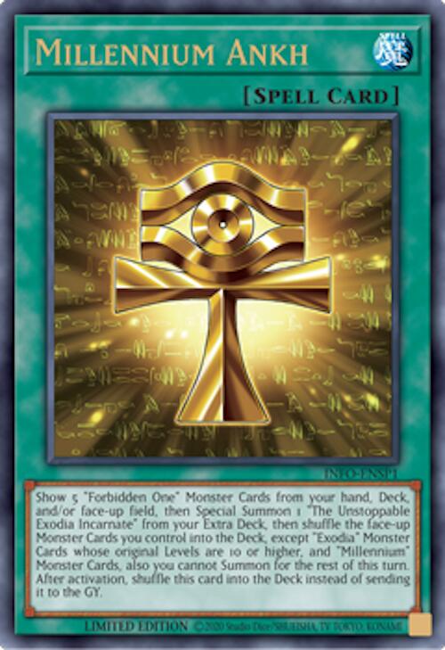 Millennium Ankh (INFO-ENSP1) [INFO-ENSP1] Secret Rare | Galactic Gamez