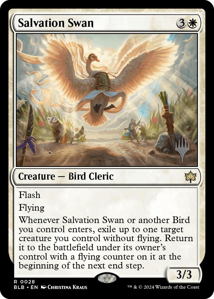 Salvation Swan (Promo Pack) [Bloomburrow Promos] | Galactic Gamez