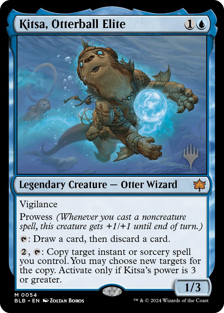 Kitsa, Otterball Elite (Promo Pack) [Bloomburrow Promos] | Galactic Gamez