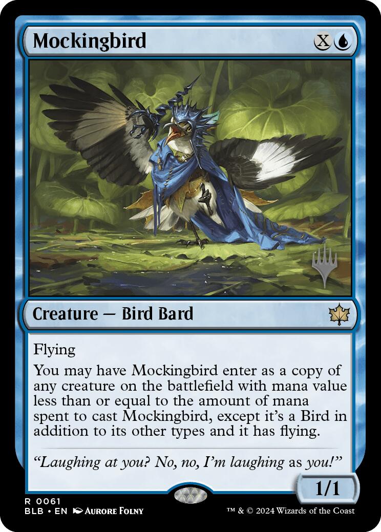 Mockingbird (Promo Pack) [Bloomburrow Promos] | Galactic Gamez