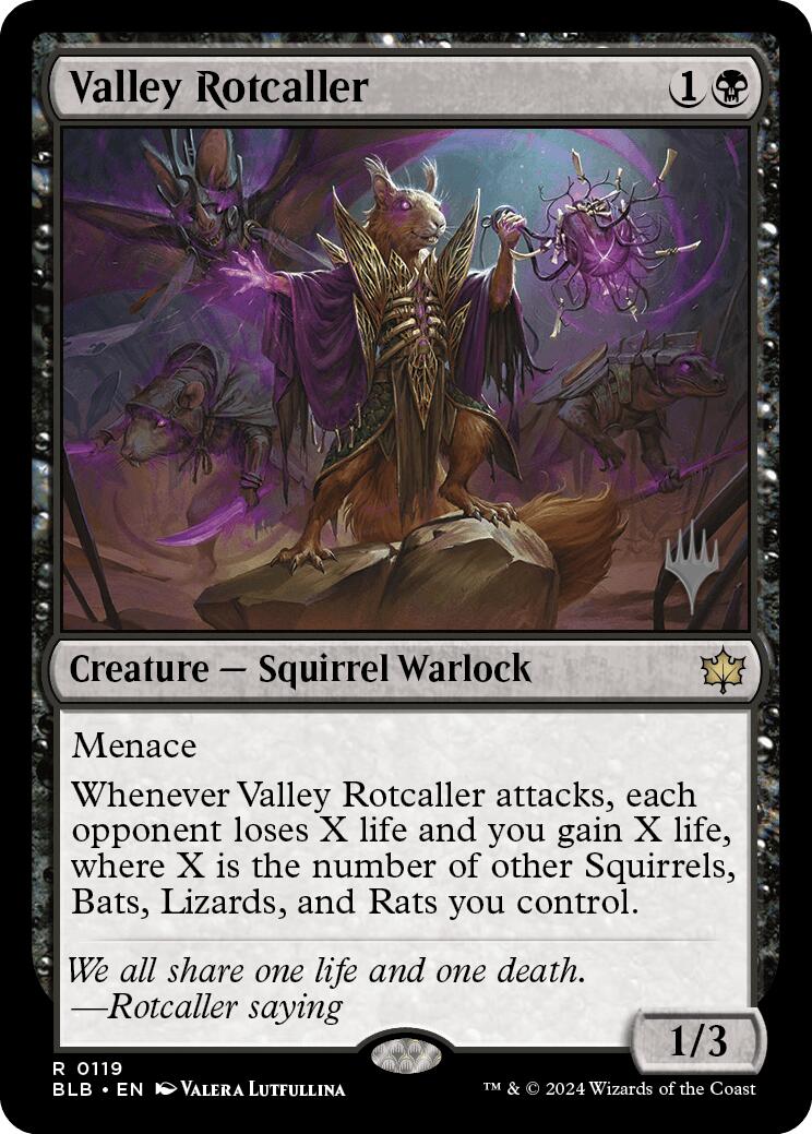 Valley Rotcaller (Promo Pack) [Bloomburrow Promos] | Galactic Gamez