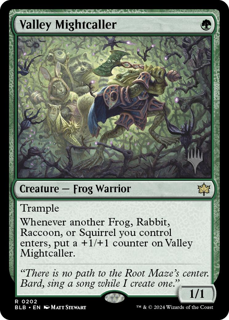 Valley Mightcaller (Promo Pack) [Bloomburrow Promos] | Galactic Gamez