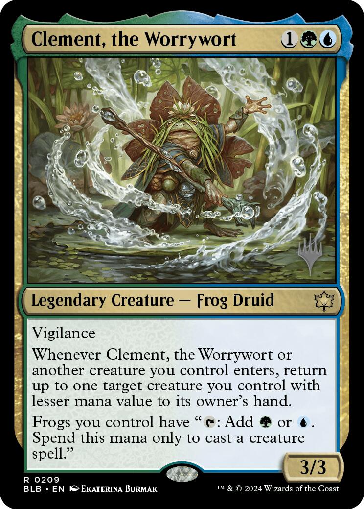 Clement, the Worrywort (Promo Pack) [Bloomburrow Promos] | Galactic Gamez