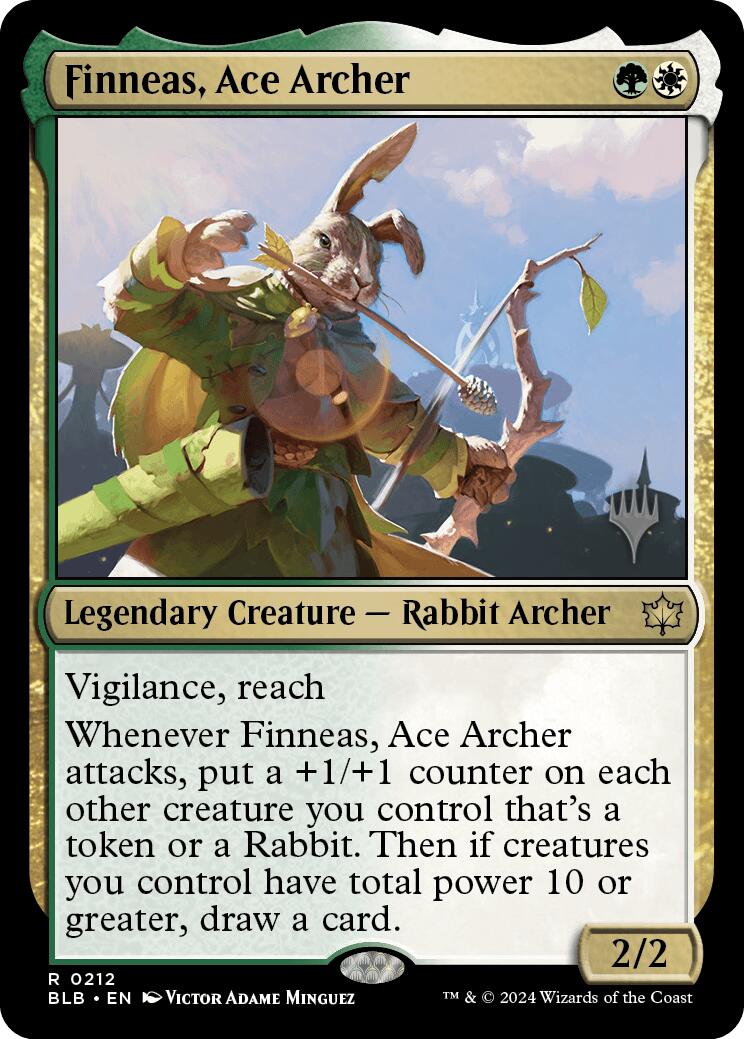 Finneas, Ace Archer (Promo Pack) [Bloomburrow Promos] | Galactic Gamez