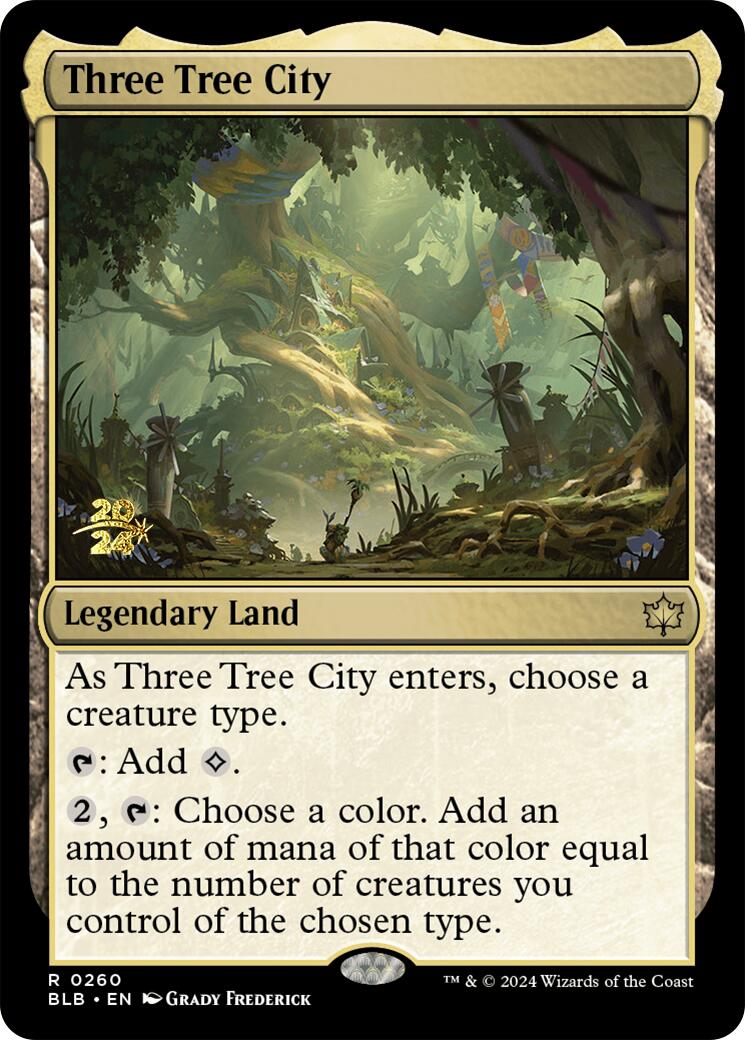 Three Tree City [Bloomburrow Prerelease Promos] | Galactic Gamez