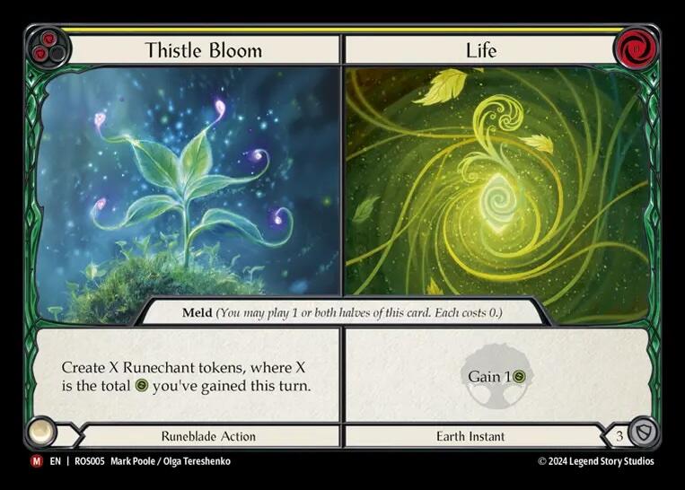 Thistle Bloom // Life [ROS005] (Rosetta)  Rainbow Foil | Galactic Gamez